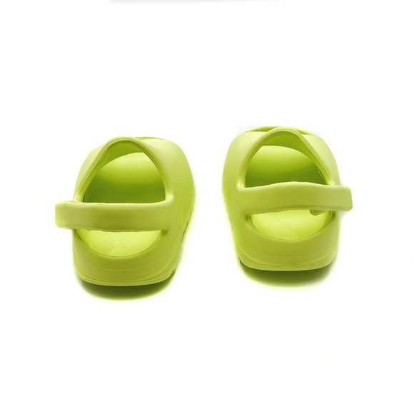 YEEZY X ADIDAS Glow Green Infant Slide Sandals NIB - Picture 5 of 13